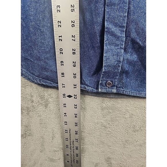 Mo Betta Mens‎ Button Shirt 16x35 Patriot US Flag Western Cowboy USA Vintage Y2k - Picture 10 of 12